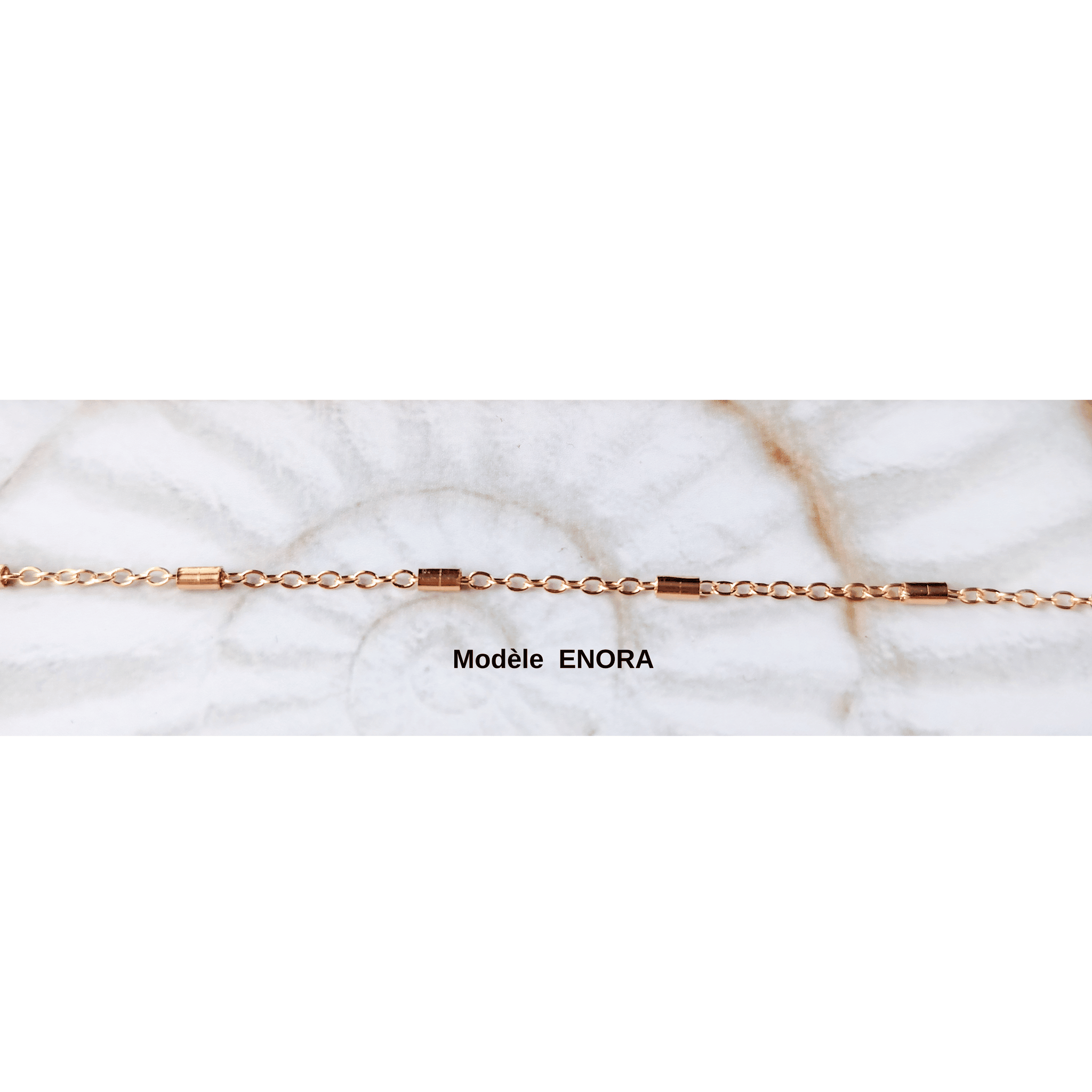 Bracelet chaine Personnalisable en Acier Inoxydable 304 Doré à l'Or Fin
