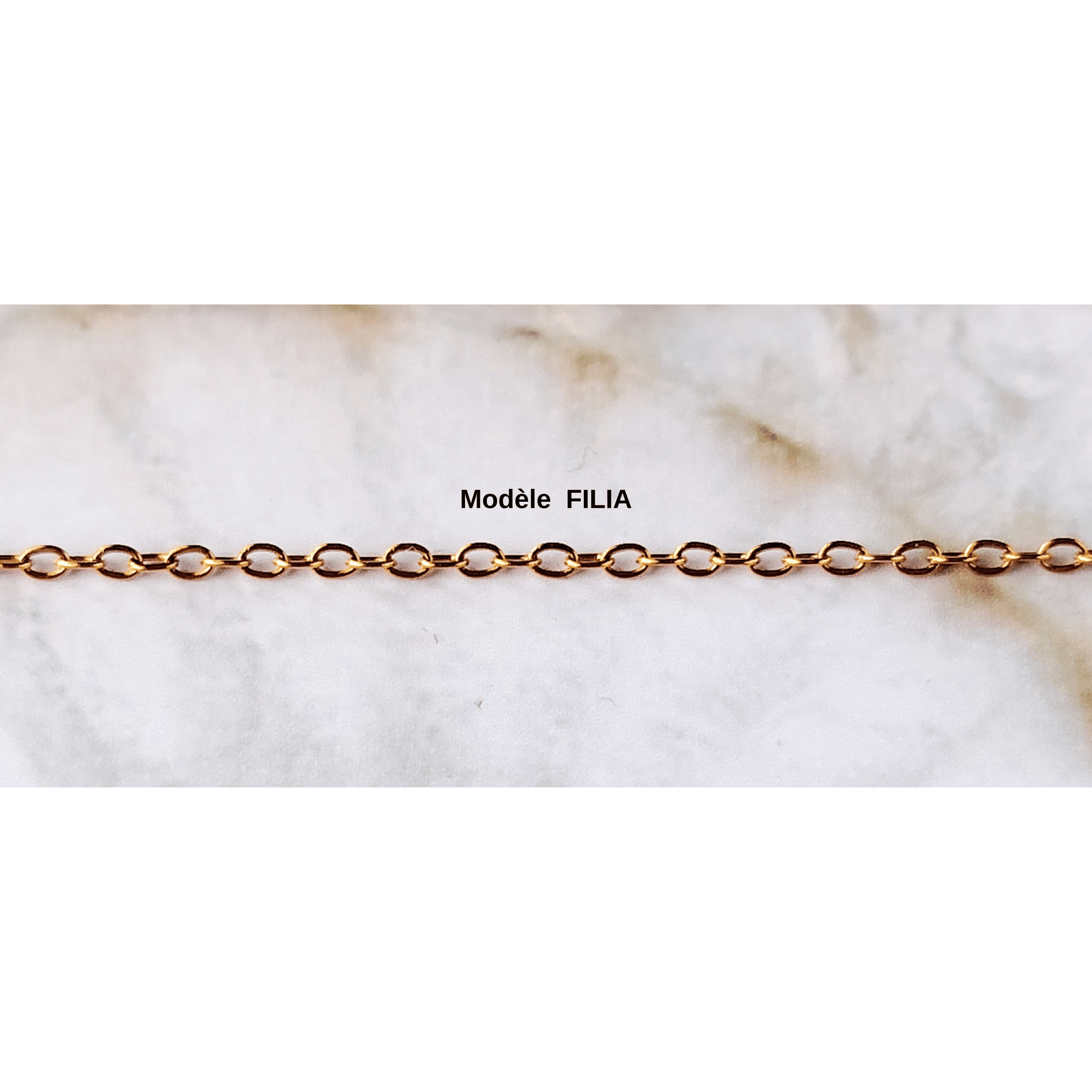 Bracelet chaine Personnalisable en Acier Inoxydable 304 Doré à l'Or Fin