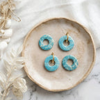 Agate – Pampilles Interchangeables & Boucles d'Oreilles "Gamme Flexilook"